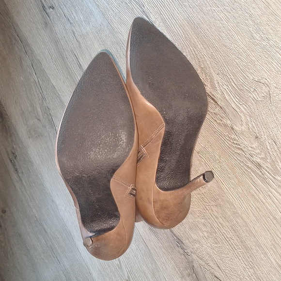 ✨️ Enzo Angiolini Brown Leather Ankle Booties. 4" Stiletto heels. 9M. - Picture 7 of 16
